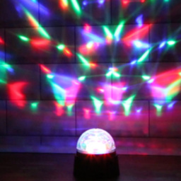 Global Gizmos Crystal Starball Disco Light 3.54 inch - Size: 9.5 x 9.1 x 8.8cm - Multi - Wilko - thumbnail 6