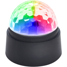 Global Gizmos Crystal Starball Disco Light 3.54 inch - Size: 9.5 x 9.1 x 8.8cm - Multi - Wilko - thumbnail 4