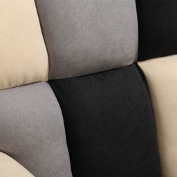 Living and Home Tufted Linen Upholstered Rocking Chair - Size: Single - Multi - Wilko - thumbnail 7