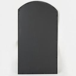 MirrorOutlet Summer View Metal Arched Ornate Window Garden Mirror 160 x 85cm - Size: 160 x 85 x 3cm - Black - Wilko - thumbnail 4