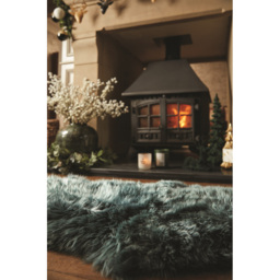Origins Genuine Sheepskin Forest Green Quad New Zealand Wool Rug 160 x 105cm - Size: 105 x 160cm - Origins Rugs - Wilko - thumbnail 5