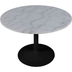 Florence Tarifa 4 Seater Polished Marble Top Round Dining Table White - Furniture To Go - Wilko - thumbnail 6