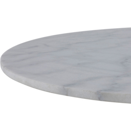 Florence Tarifa 4 Seater Polished Marble Top Round Dining Table White - Furniture To Go - Wilko - thumbnail 7