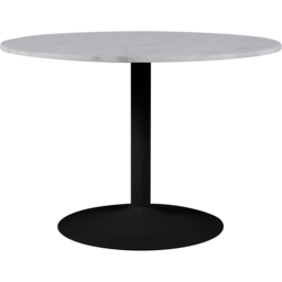 Florence Tarifa 4 Seater Polished Marble Top Round Dining Table White - Furniture To Go - Wilko - thumbnail 4