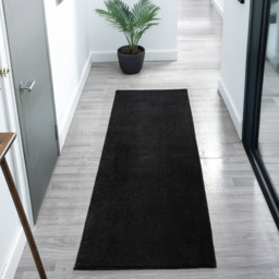 Desire Rugs Comfy Black Anti Slip Felt Backing Rug 60 x 200cm - Wilko - thumbnail 3