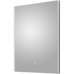 nuie LED Touch Sensor Mirror 700 x 500mm - Size: 700 x 500 x 33mm - Silver - Wilko - thumbnail 1