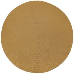 tectake Raya Round Jute Effect Boho Style Rug 160cm - Size: 0.5 x 160 x 160cm - Brown - Wilko - thumbnail 1