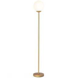 Costway Golden Globe Lamp Cover Floor Lamp with Acrylic Lampshade - Size: 35 x 31 x 31cm - Wilko
