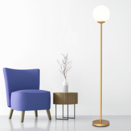 Costway Golden Globe Lamp Cover Floor Lamp with Acrylic Lampshade - Size: 35 x 31 x 31cm - Wilko - thumbnail 3
