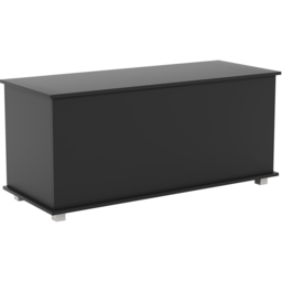 Vida Designs Leon Black Wooden Storage Ottoman - Size: 40cm x 100 x 46cm - Wilko - thumbnail 3