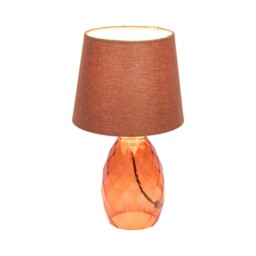 Harlan Table Lamp Burnt Orange - Wilko - thumbnail 4