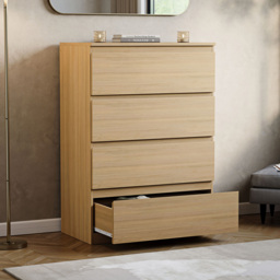VIDA DESIGNS Denver 4 Drawer Pine Chest of Drawers - Brown - Wilko - thumbnail 6