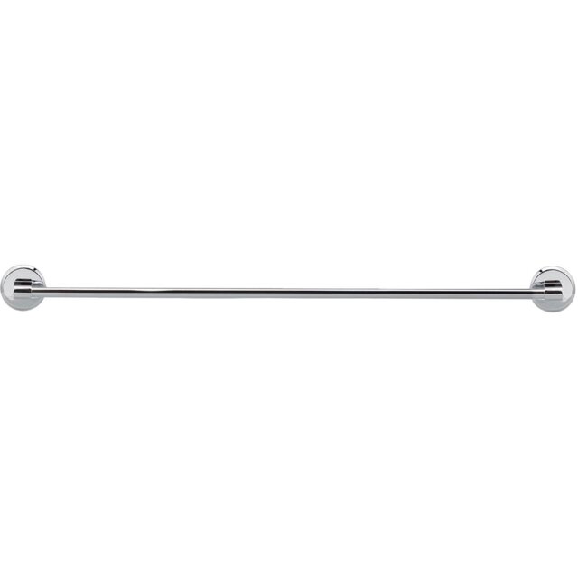 Clayton Chrome Towel Rail - Size: 62 x 4 x 5cm - Silver - Wilko - image 1
