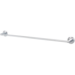 Clayton Chrome Towel Rail - Size: 62 x 4 x 5cm - Silver - Wilko - thumbnail 3