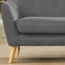 Lynwood 2 Seater Dark Grey Fabric Sofa - Artemis Home - Wilko - thumbnail 3