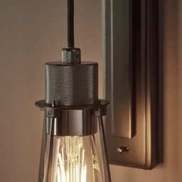 Merano Alessandria Black Wall Lamp - Size: 20 x 10 x 38.6cm - Wilko - thumbnail 5