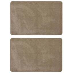 Melrose Relay Latte Mat 50 x 80cm 2 Pack - Size: 50x80cm - Homemaker - Wilko - thumbnail 1
