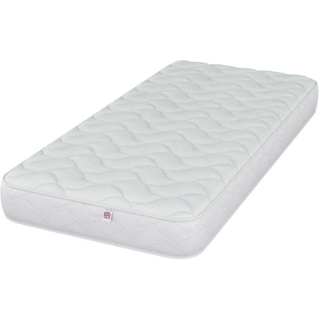 Aspire Furniture Small Single Support Rolled Mattress - White - Aspire Beds - Wilko - image 1