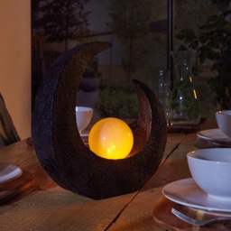 Luxform Sunrise Solar Powered Garden Ornament - Size: 30.5 x 10 x 30.2cm - Black - Wilko - thumbnail 3