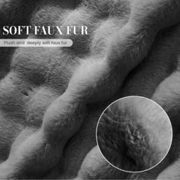 Sweet Dreams Alpine Charcoal Faux Fur Maternity Pillow 135 x 75cm - Size: 135 x 75 x 1cm - Wilko - thumbnail 4