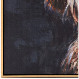 Black Rusty the Highland Cow Framed Art Canvas 60 x 90cm - Size: 90 x 60 x 3.8 - Wilko - thumbnail 5