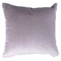 Serene Verona Mink Cushion 40 x 40cm - Size: 41 x 40cm - Grey - Wilko - thumbnail 1