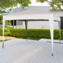 White Pop Up Outdoor Gazebo 2 x 2m - MCC - Wilko
