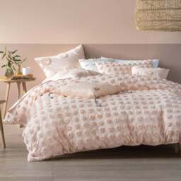 Linen House Haze King Size Tufted Duvet Cover Set - Multi - Wilko - thumbnail 1