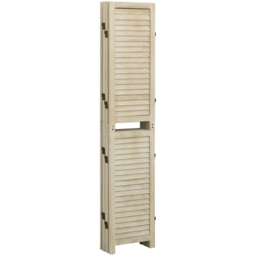 vidaXL Solid Paulownia Wood 6 Panel Room Divider 210 x 165cm - Size: 6 Panels - Brown - Wilko - thumbnail 5