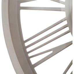 White 3D Round Wall Clock 45cm - Wilko - thumbnail 5