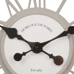 White 3D Round Wall Clock 45cm - Wilko - thumbnail 4