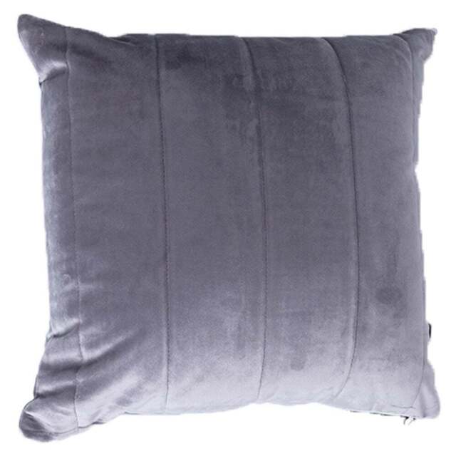 Serene Verona Charcoal Cushion 40 x 40cm - Grey - Wilko - image 1