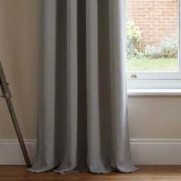 My Home Blackout Lining Eyelet Curtains 168 x 178cm - Size: W 168 x D 178cm - Grey - Wilko - thumbnail 7