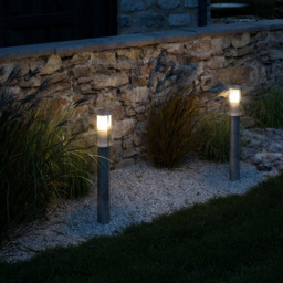 Nordlux Linton Galvanised Garden Light - Size: 80 x 13 x 80cm - Silver - Wilko - thumbnail 3