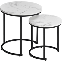 VIDA DESIGNS Brooklyn Marble Nest of Tables Set of 2 - Multi - Wilko - thumbnail 3