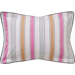 Yvonne Ellen Multicolour Wobble Stripe Oxford Reversible Pillowcase 2 Pack - Size: 48 x 74 x 1cm - Wilko - thumbnail 1