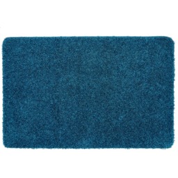 My Rug Teal Rug 60 x 100cm - Size: 60 x 100 x 2cm - Blue - Wilko - thumbnail 1