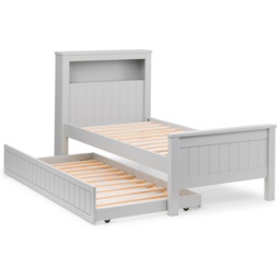 Julian Bowen Maine Dove Grey Bookcase Bed with Underbed - Size: Single - Wilko - thumbnail 4