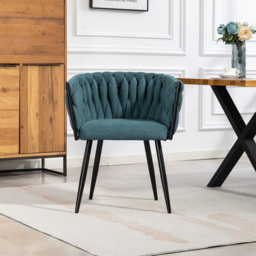 Artemis Home Aneta Set of 2 Teal Dining Chairs - Wilko - thumbnail 4
