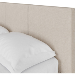 GFW Small Double Natural Hopsack Fabric Side Lift Ottoman Bed with Bonnell Mattress - Cream - Wilko - thumbnail 7