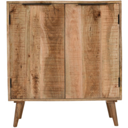 Brooklyn Surrey 2 Door Solid Wood Drinks Cabinet Sideboard - Brown - Wilko - thumbnail 4