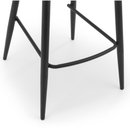 Julian Bowen Luxe Mustard Velvet Bar Stool - Size: 55 x 47 x 106cm - Wilko - thumbnail 7