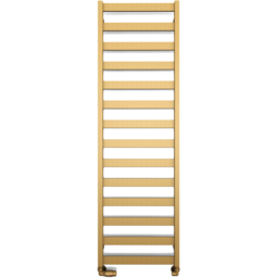 Terma Vivo Brass Heated Towel Rail 2019 BTU 1630 x 500mm - Size: 163 x 50 x 7.2cm - Gold - Wilko - thumbnail 4