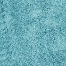 Allure Bath Fashions Elegance Turquoise Reversible Square Bath Mat 55 x 55cm - Size: 53 x 55cm - Blue - Wilko - thumbnail 5
