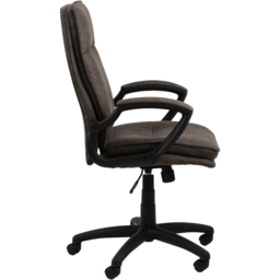 Florence Brad Black Swivel Chair - Furniture To Go - Wilko - thumbnail 4