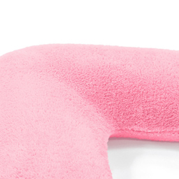 Velosso Blush Pink Teddy Fleece V Shape Pillow - Size: 80 x 80cm - Wilko - thumbnail 4