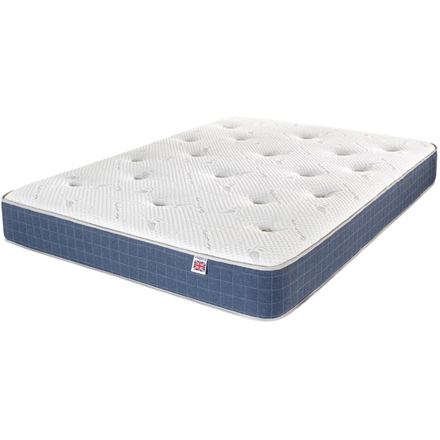 Aspire Pocket+ Double Cashmere Duo Season Tufted Mattress - White - Aspire Beds - Wilko - image 1