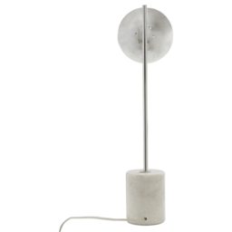 Premier Housewares Chrome Finish Table Lamp - Size: 22 x 15 x 56cm - Silver - Wilko - thumbnail 5