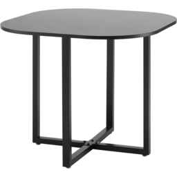 Comfy Living Metal 4 Seater Dining Set Black and Grey - Wilko - thumbnail 5