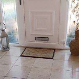 JVL Beige Firth Rubber Doormat 40 x 70cm - Brown - JVL Homewares - Wilko - thumbnail 3